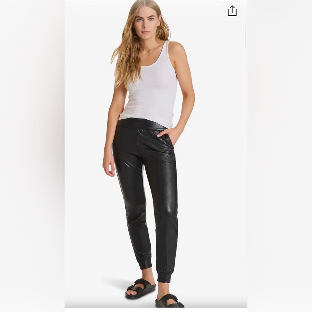 Commando - Faux Leather Joggers